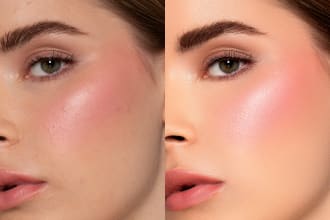 edit, high end portrait, beauty and retouch fashion photo