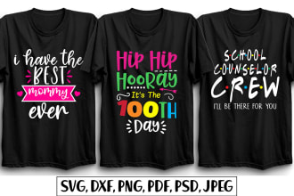 make creative t shirt design with svg cutting files