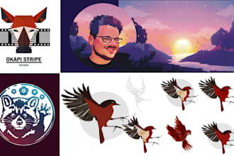 create your vector illustrations, logo, stationary