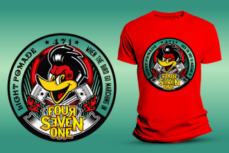 do custom t shirt design using illustrator or photoshop