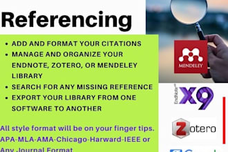 add or edit references or citations using mendeley and endnote