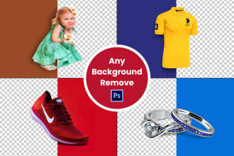 professionally remove background, clipping path and other photoshop editing