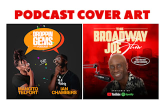 create podcast cover art or logo