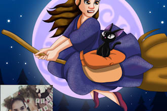 paint your portrait in disney style