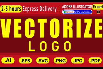 do bulk vectorize logo, vector tracing in adobe illustrator, png, jpg, svg, pdf