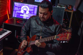 record guitar, piano, drum, bass, strings, brass and more