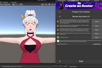 rig and make your 3d model ready for vrchat