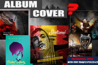 professionally design single, mixtape, or album cover music artwork