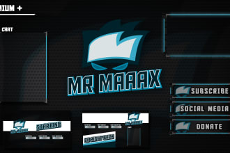 design twitch overlay youtube stream german deutsch