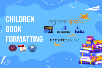 professionally books for paperback,ebook and hardcover
