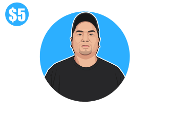 make headshot cartoon caricatures from your photo