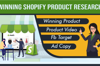 do winning shopify product research for dropshipping