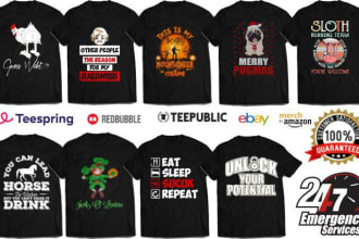 do best custom graphic and typography t shirt design