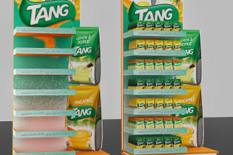 design a product display, posm for trade and retail solution