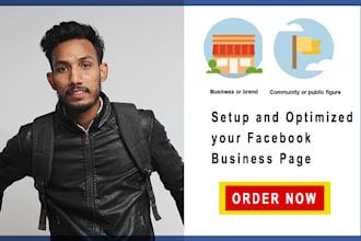 setup facebook page for your business