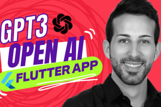 do mobile app with flutter react native gpt3 API chatgpt openai dall e chatbot