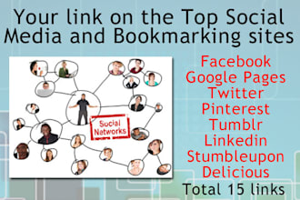 make manually a mix of 16 high quality  SEO friendly backlinks