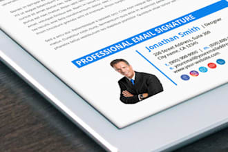 create a professional email signature