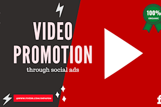 do video promotion through social ads
