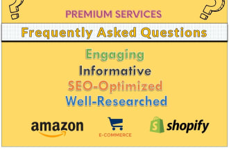 write faqs page frequently asked questions within 24 hours