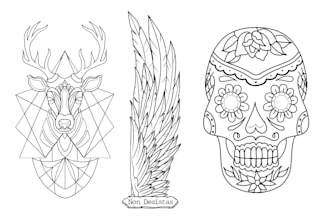 create a tattoo stencil for thermal printing