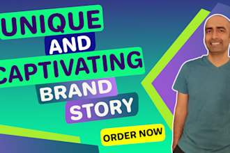 write a phenomenal brand story and website content