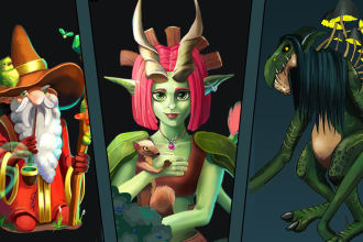 create character design or concept art