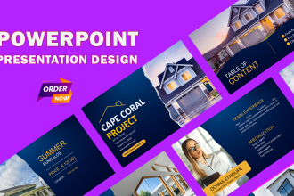 design PPT presentation, pitch deck, canva and google slides