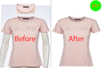 do ghost mannequin and symmetrical neck joint professionally