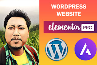 design wordpress website with elementor