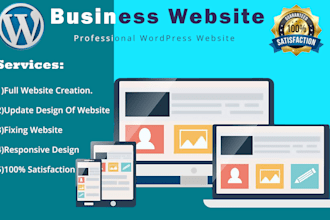 design a professional business wordpress website