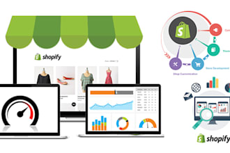 build shopify website, shopify store