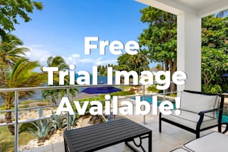 do professional real estate photo editing and flambient enhancement