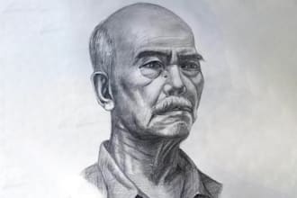 draw unique and realstic pencil sketch portrait and figure