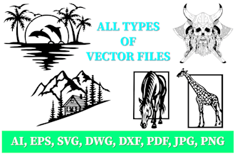 createi mage to vector lineart dxf svg ai eps png gcode