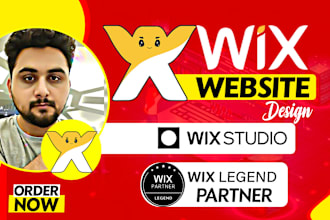 design wix studio website or wix studio landing page