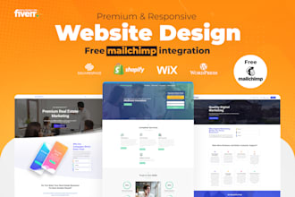 do website design in wordpress wix shopify and squarespace