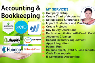 do bookkeeping and accounting using quickbooks xero wave