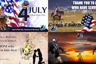 creative social media banners and posts