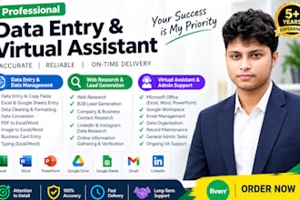be your reliable data entry, VA and any admin works operator