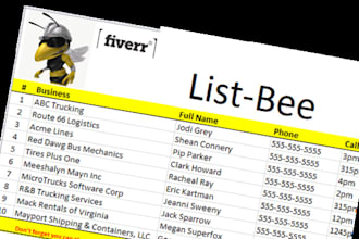 professionally call 5 people on your lead generation list