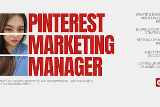 do pinterest marketing management with strategic analysis to grow your brand