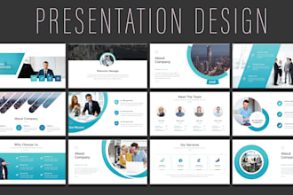 design creative powerpoint and infographical works