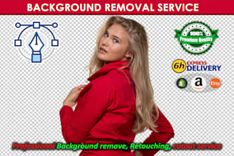 do replace background or remove, cutout, photoshop editing