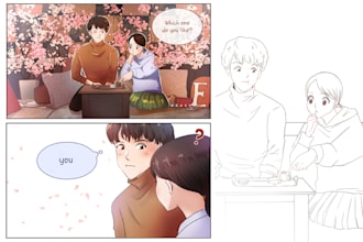 create webtoon, comic, or manga for you