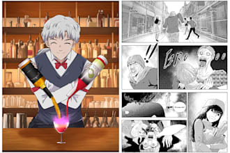 create webtoon, comic, or manga for you