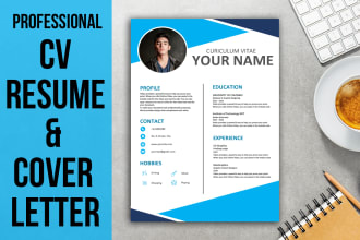 design your professional CV or resume