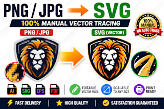 convert png, jpg images to editable svg vector file