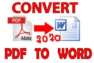 convert PDF or image to word, excel, powerpoint