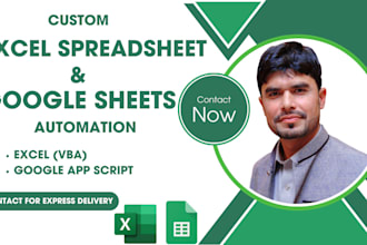 create custom microsoft excel spreadsheets, vba, functions, formulas expert